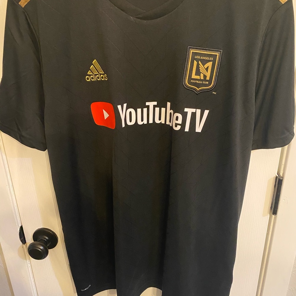 LA FC black soccer jersey XL